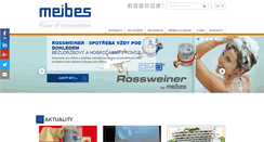Desktop Screenshot of meibes.cz