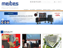 Tablet Screenshot of meibes.cz